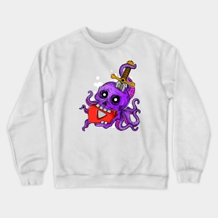 Skull Octopus Crewneck Sweatshirt